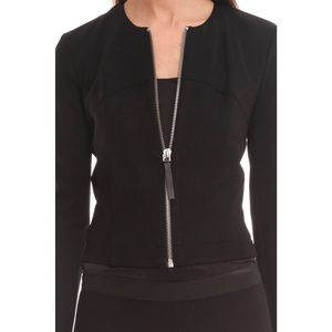 Helmut Lang Lateral Drape Jacket, Black Size M